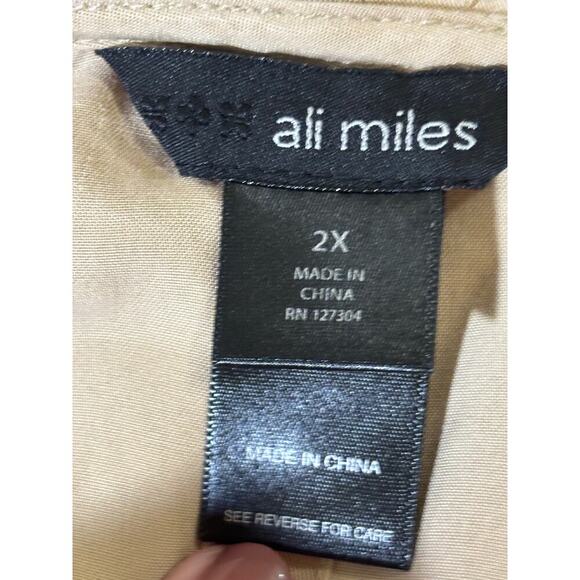 Ali Miles tan tunic, minimalist, artsy, eclectic, neutral, relaxed, oversized - Picture 4 of 5